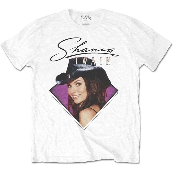 Shania Twain Shirt Purple Photo Tee Shirt Gift For Fanlooking Tee - Picture 1 of 4